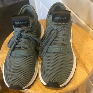 Adidas Teal Mesh Sneakers